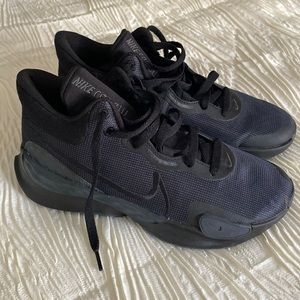 Black renew elevate Nike basketball shoes
